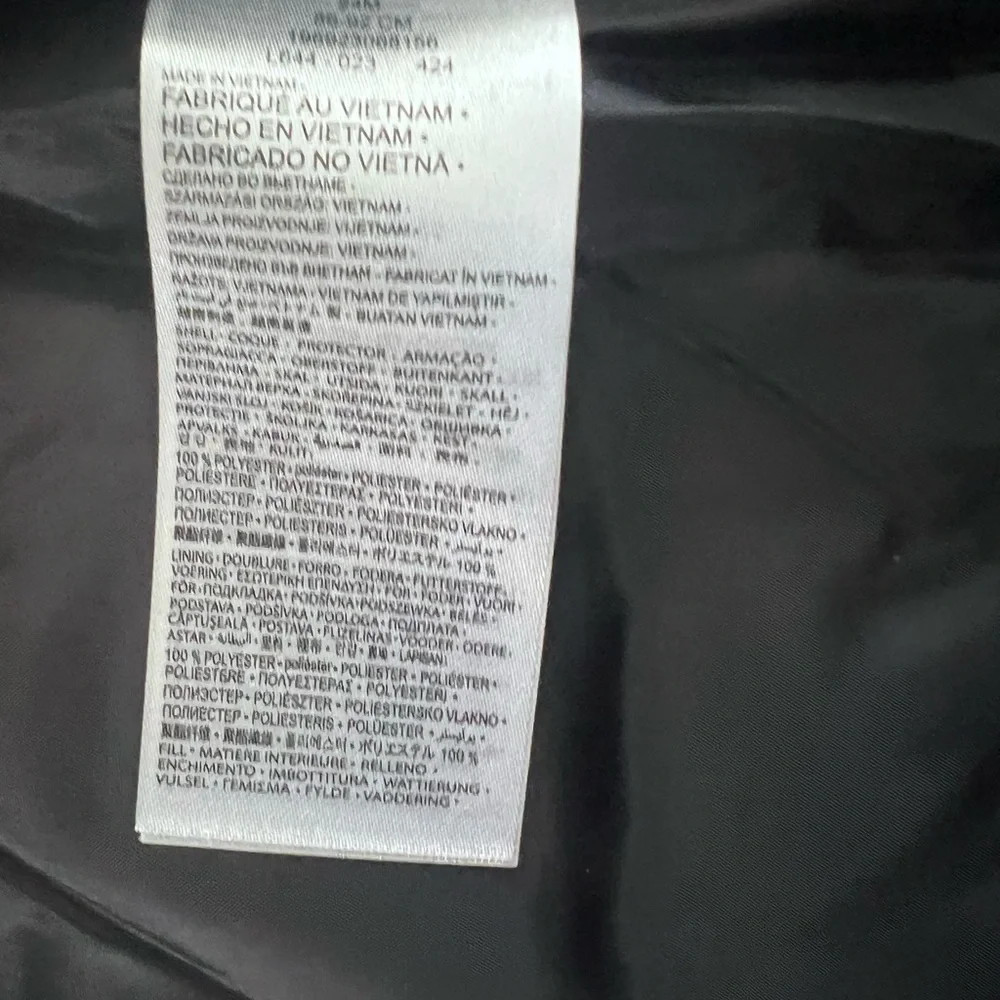 Nike Kids Black Logo Quilted Vest/24 mos/NWOT